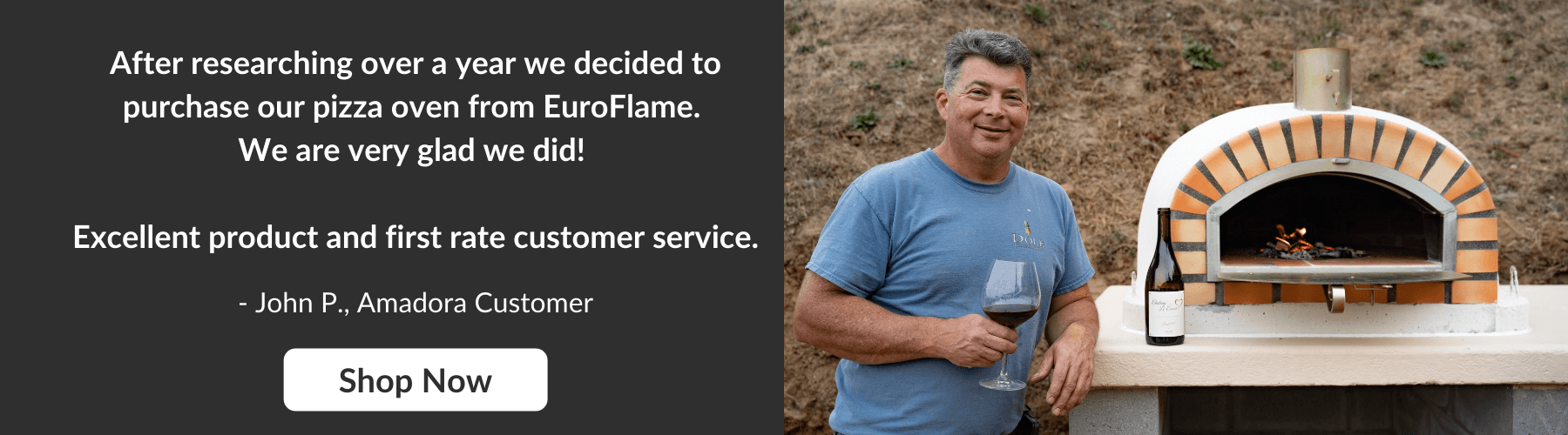 EuroFlame Amadora Wood-Fired Pizza Oven Customer Review